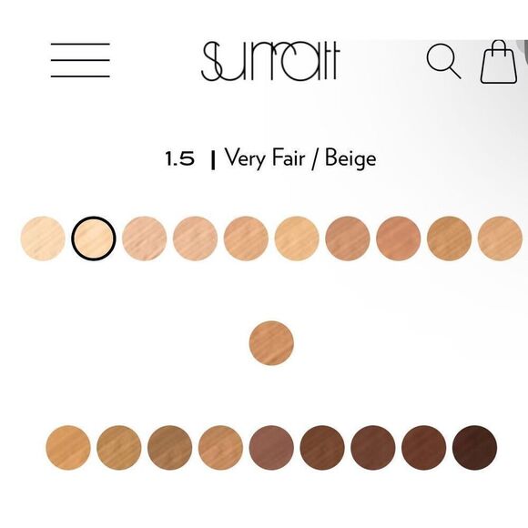 Surratt Beauty NIB Surreal Skin Foundation Wand in 1.5 (Very Fair/Beige) - Picture 4 of 4